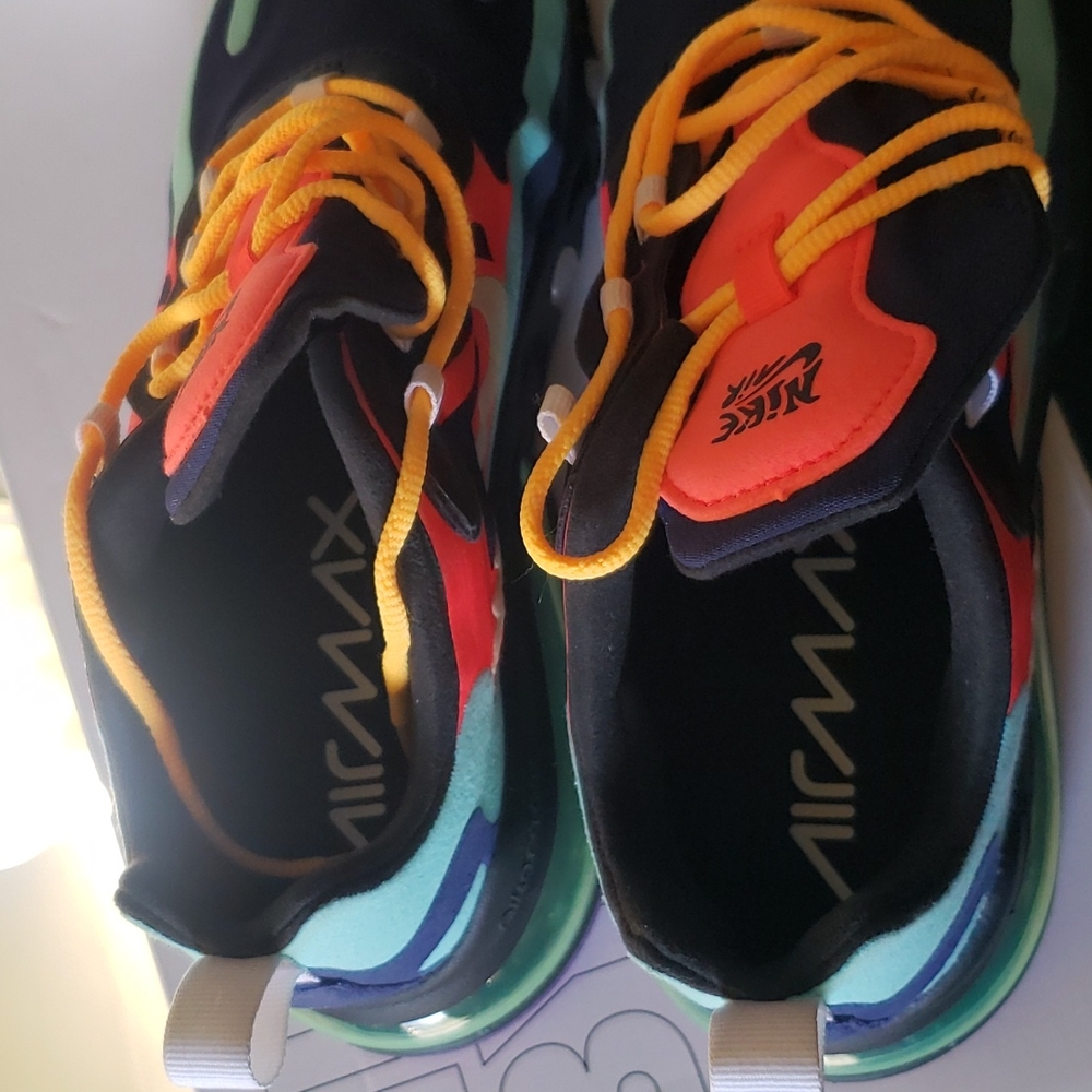 Nike Air Max 270 React Customized Sneakers Size 6.5 - Picture 8 of 14